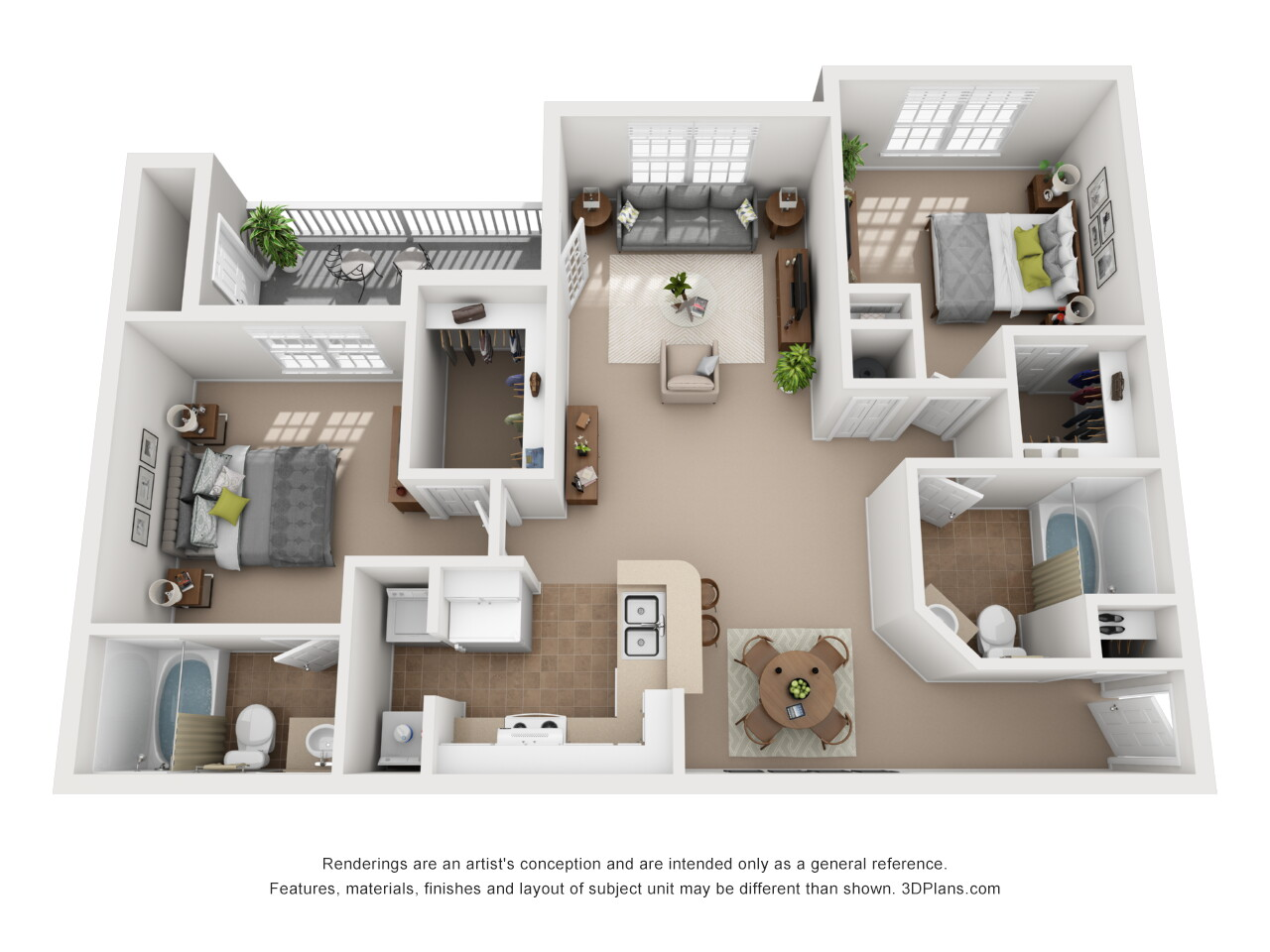 The Highland floor plan